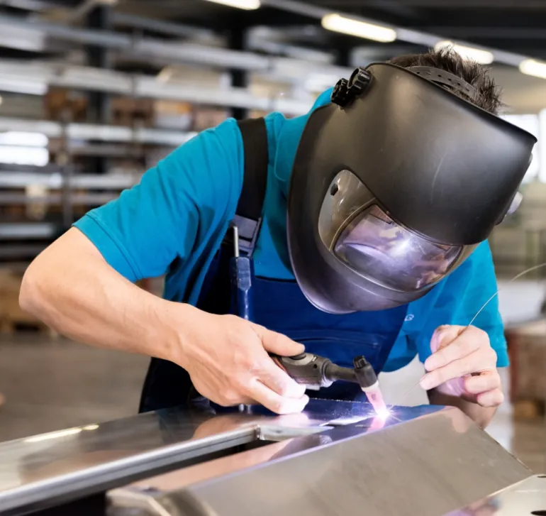 Welding work